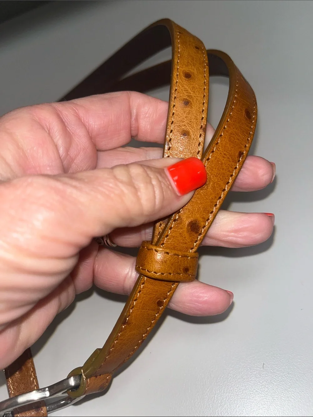 Fina Firenze tan leather